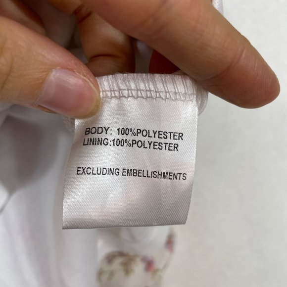 Princess Polly Tiered Ruffle Mini Dress Size 6 Floral Boho Shirred Waist FLAW - Picture 10 of 14